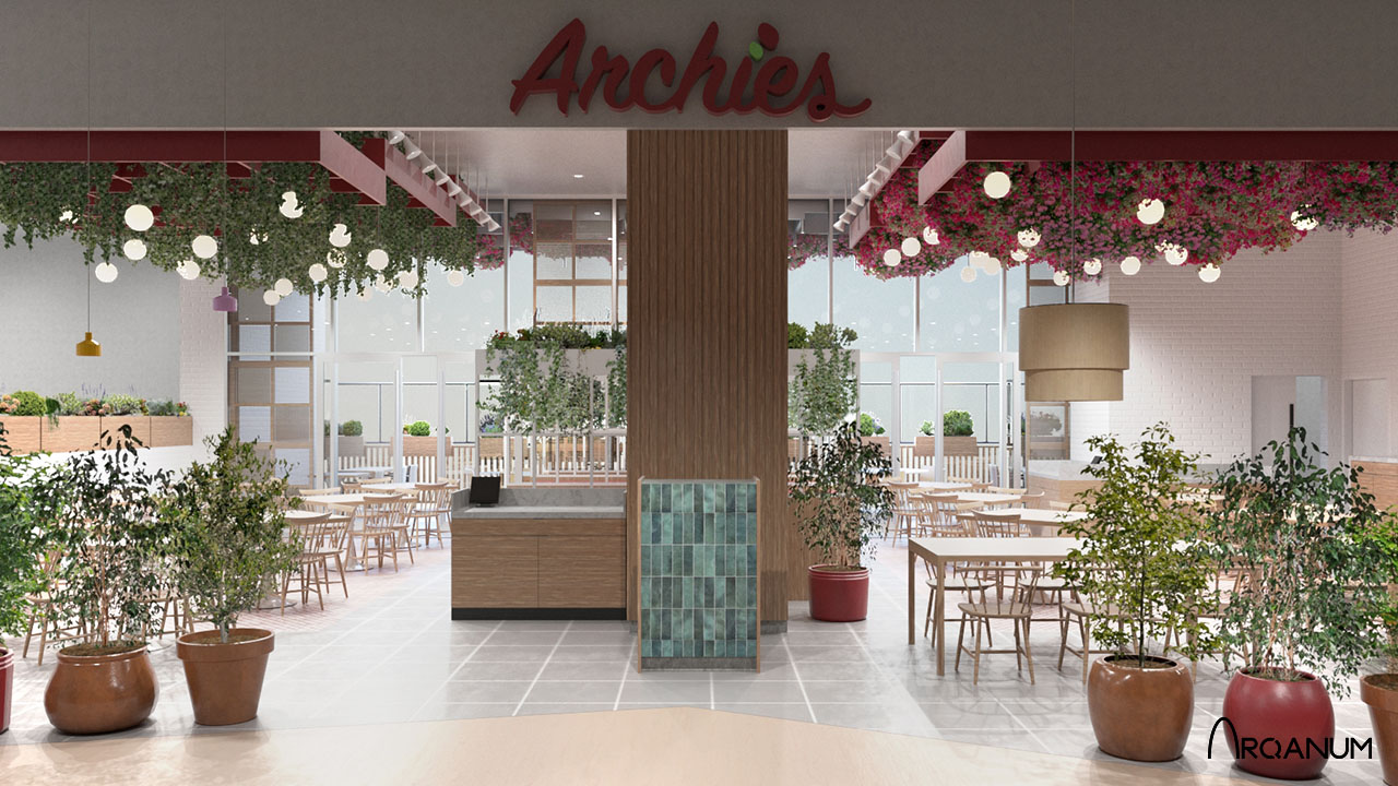 Restaurantes Archies, entrada